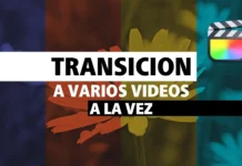 TRANSICIÓN a varios vídeos A LA VEZ en Final Cut Pro