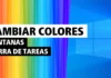 Cambiar el COLOR de la Barra de Tareas, Ventanas e Inicio de WINDOWS 10