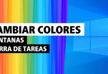 Cambiar el COLOR de la Barra de Tareas, Ventanas e Inicio de WINDOWS 10