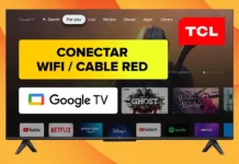 Cómo Conectar Smart TV TCL a Internet por WiFi - Google TV