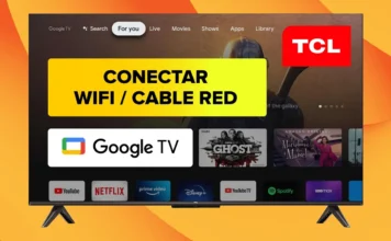 Cómo Conectar Smart TV TCL a Internet por WiFi - Google TV