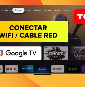 Cómo Conectar Smart TV TCL a Internet por WiFi - Google TV