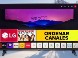 Cómo ORDENAR Canales en TV LG Smart TV