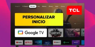 Cómo PERSONALIZAR La Pantalla de INICIO en Smart TV TCL con Google TV