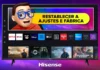 Cómo RESTABLECER Valores de Fabrica Smart TV HISENSE