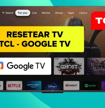 Cómo RESTABLECER Valores de Fabrica Smart TV TCL con Google TV