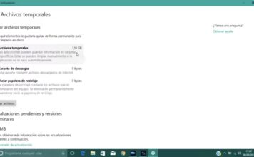 Eliminar Archivos Temporales en Windows 10