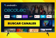 BUSCAR CANALES en Smart TV CECOTEC con Android TV