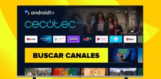 BUSCAR CANALES en Smart TV CECOTEC con Android TV