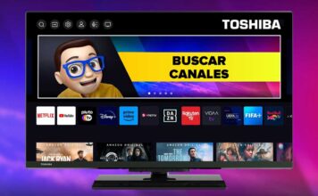 BUSCAR CANALES en Smart Tv TOSHIBA