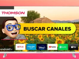 BUSCAR CANALES en TV THOMSON Smart TV con Android TV