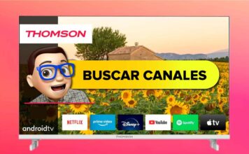 BUSCAR CANALES en TV THOMSON Smart TV con Android TV