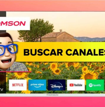 BUSCAR CANALES en TV THOMSON Smart TV con Android TV