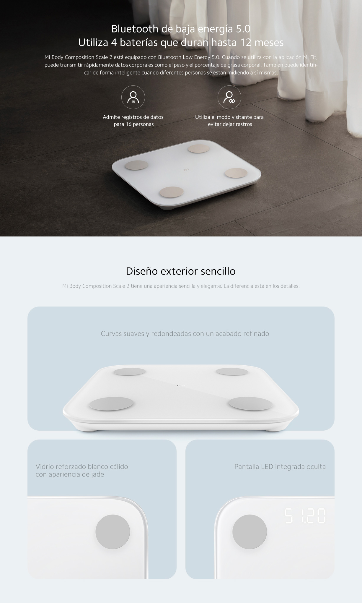 Báscula Xiaomi Mi BODY Composition Scale 2 REVIEW
