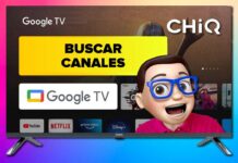 Cómo BUSCAR CANALES en Smart TV CHIQ con Google TV