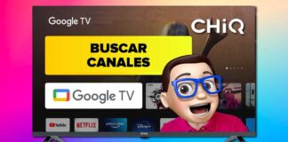 Cómo BUSCAR CANALES en Smart TV CHIQ con Google TV