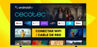 Conectar Smart TV CECOTEC con Android TV a Internet por WiFi