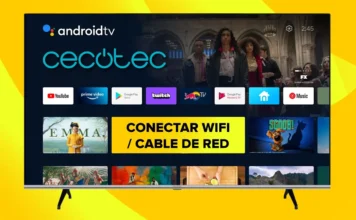 Conectar Smart TV CECOTEC con Android TV a Internet por WiFi