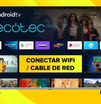 Conectar Smart TV CECOTEC con Android TV a Internet por WiFi