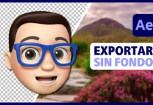 EXPORTAR Vídeo o Animación con Fondo Transparente en AFTER EFFECTS