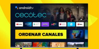 ORDENAR CANALES en Smart TV CECOTEC con Android TV