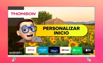 Personalizar Pantalla de Inicio en TV THOMSON con Android TV