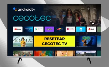 RESTABLECER de Fabrica Smart TV CECOTEC - ANDROID TV