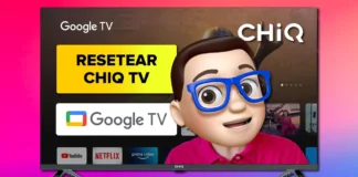 RESTABLECER de Fabrica Smart TV CHIQ con Google TV